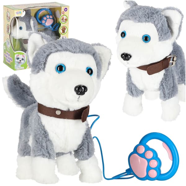 Interaktiv hund i snor husky
