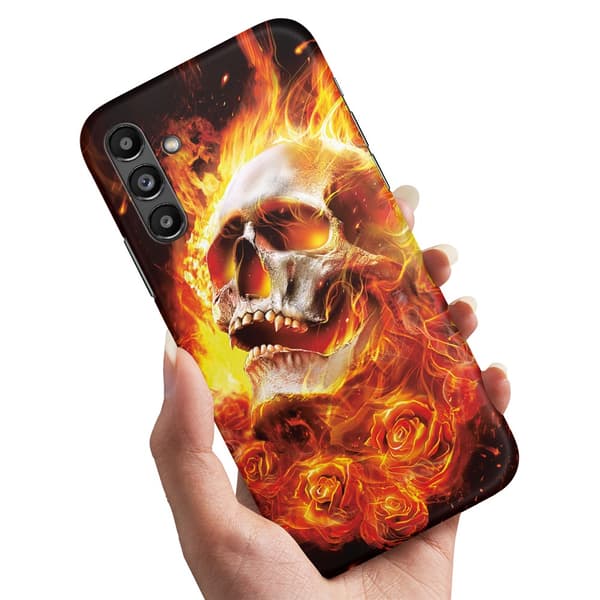 Deksel / Mobildeksel til Samsung Galaxy S26 - Burning Skull