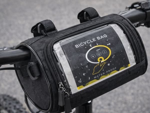 Cykelväska styre vattentät mobilficka