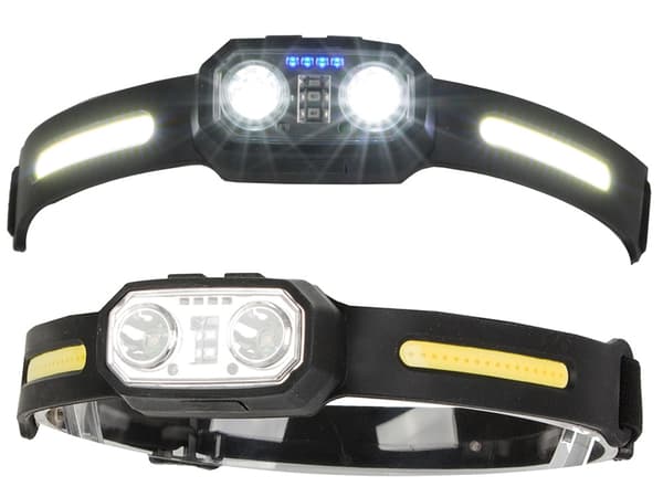 Hodelykt pannebånd hodelykt sterk hodelykt led hodelykt sensor