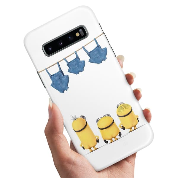 Deksel / Mobildeksel til Samsung Galaxy S10 Plus - Minions