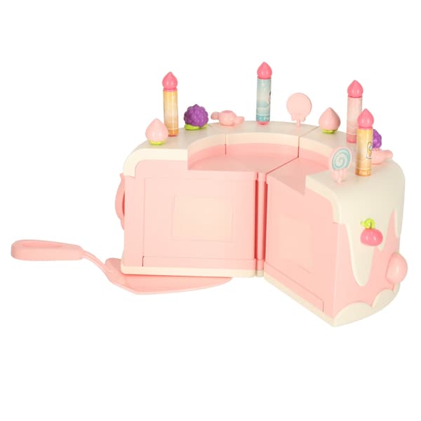 Bursdagskake for skjæring rosa