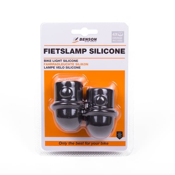 Cykellygter 3 LED 2 stk silikone
