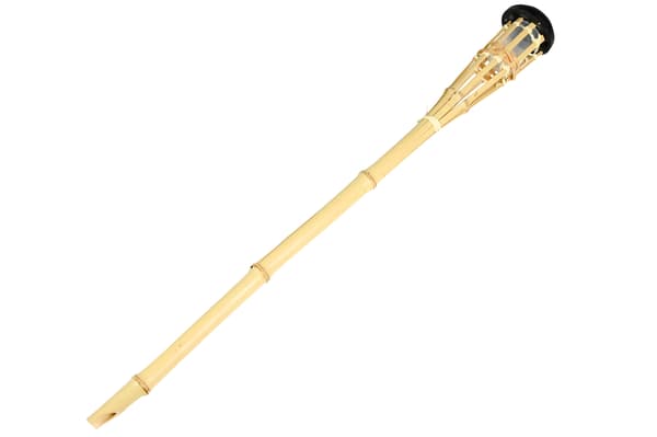 Havelampe bambusfakkel solcelle 78 cm