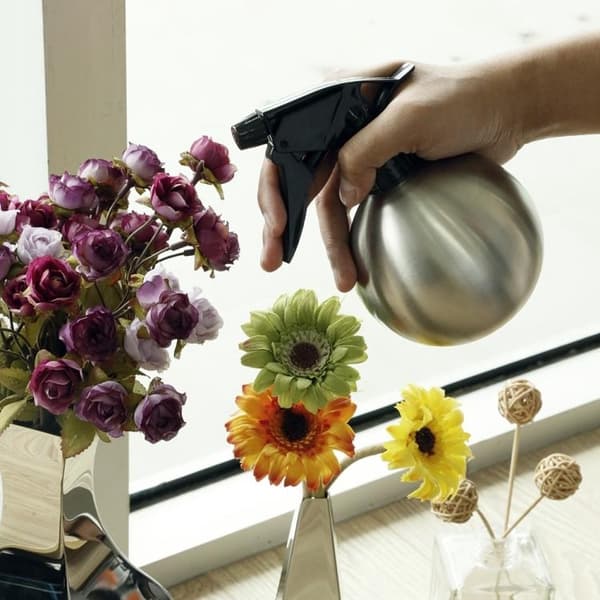 Sprayflaske i rustfrit stål - 500 ml flaske