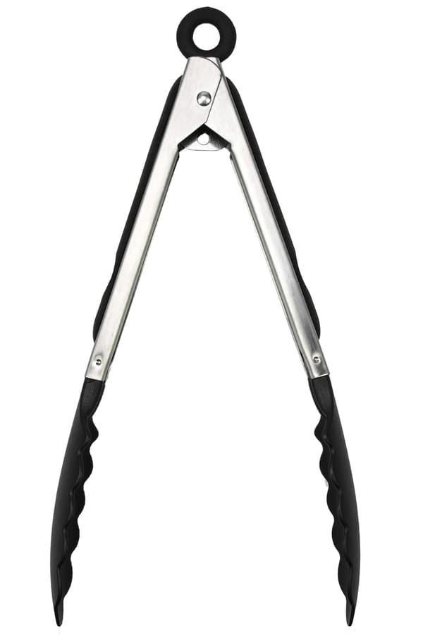 Køkkentang sort 23 cm