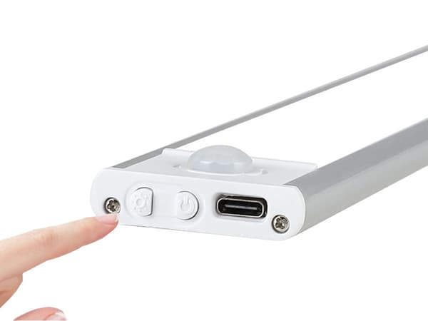 USB-lampe 30 cm - Sensorstyret belysning med klemme