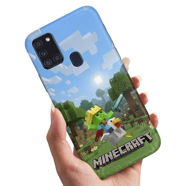 Deksel / Mobildeksel til Samsung Galaxy A21s - Minecraft