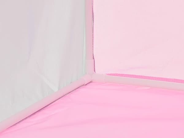 Lektält slott rosa stort