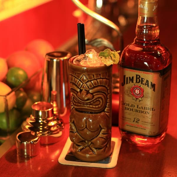 Tiki Cylinder Brun 33 cl