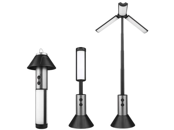 Campinglykt LED - Teleskopisk lampe med flere moduser