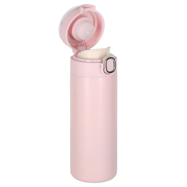 Termokrus med LED 420 ml rosa