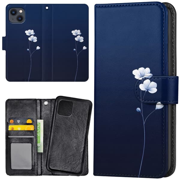 iPhone 14 - Lommebok Deksel Flower