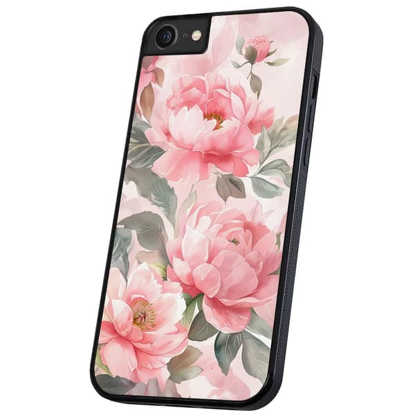 iPhone 6/7/8/SE - Deksel/Mobildeksel Flowers