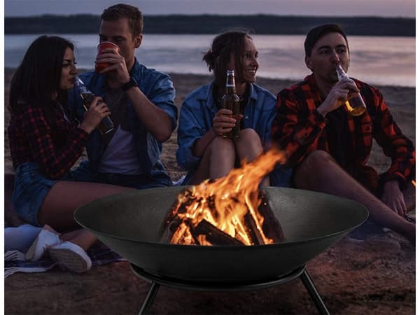 Eldstad / Eldfat med Grillgaller - 55 cm