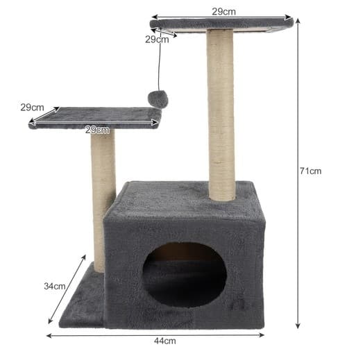 Kattemøbel / Klatrestativ / Klorepost for Katter - 71 cm