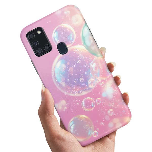 Deksel / Mobildeksel til Samsung Galaxy A21s - Bubbles