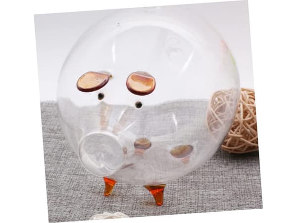 Spargris glass stor