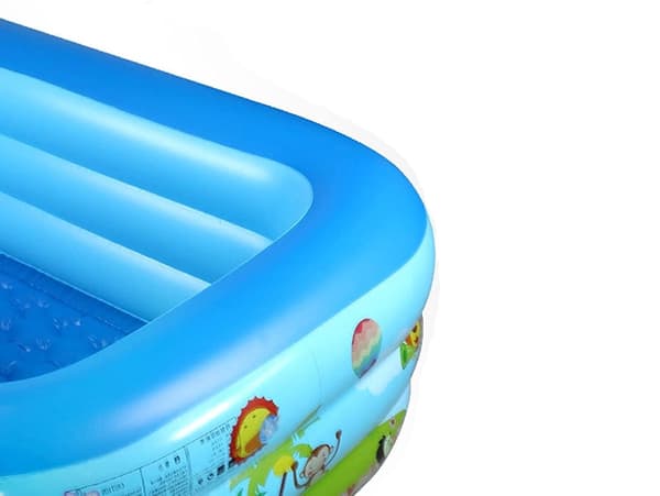 Oppustelig pool - Rektangulær familiepool til børn