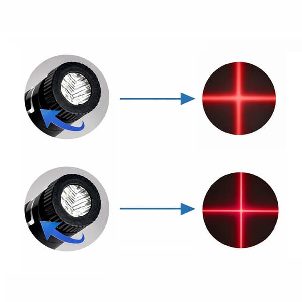 Laserguide med kors & magnet – USB