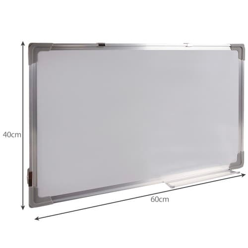 Whiteboardtavle med Tilbehør / Whiteboard - 60x40cm