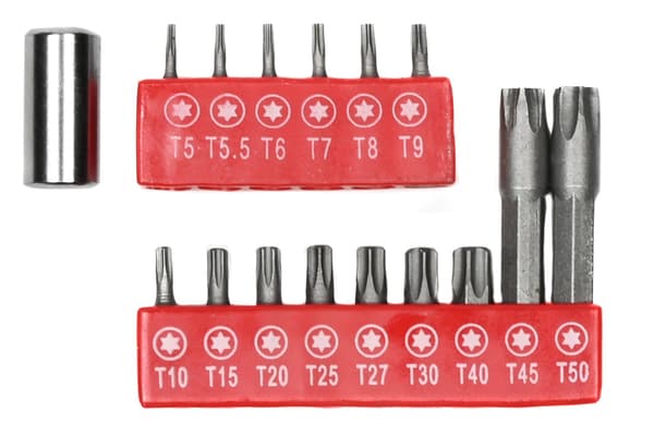 Bitsett torx 16 deler