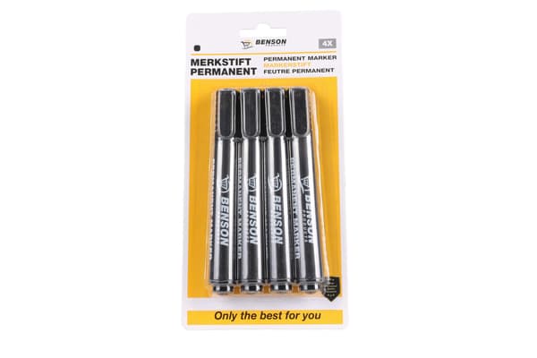Permanent markør 4 svart
