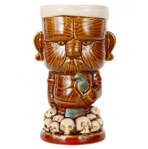 Tiki Dødningehodeglass 49 cl Brun