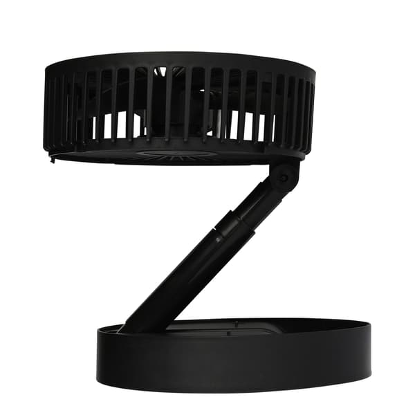 Ventilator sammenklappelig genopladelig sort