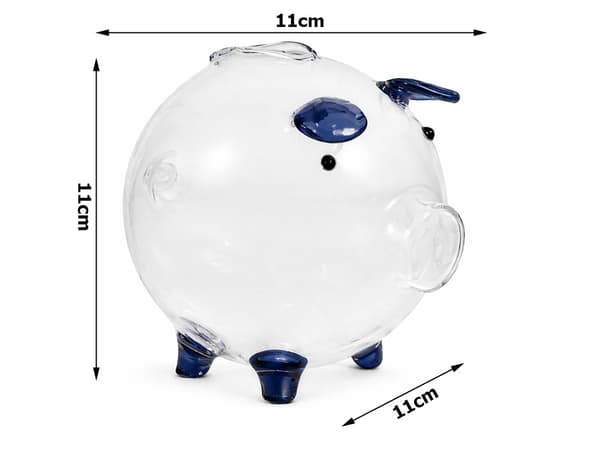 Spargris glass liten