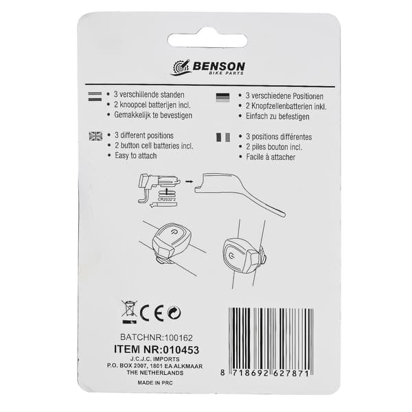 Cykellygter LED 2-pak silikone