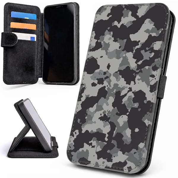 Plånboksfodral / Mobilfodral till iPhone 17 Pro Max - Kamouflage