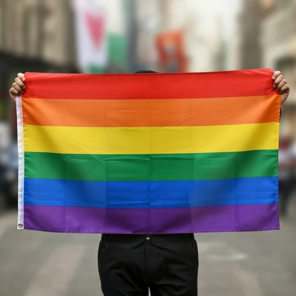Pride - Regnbueflagg - 150 x 90 cm