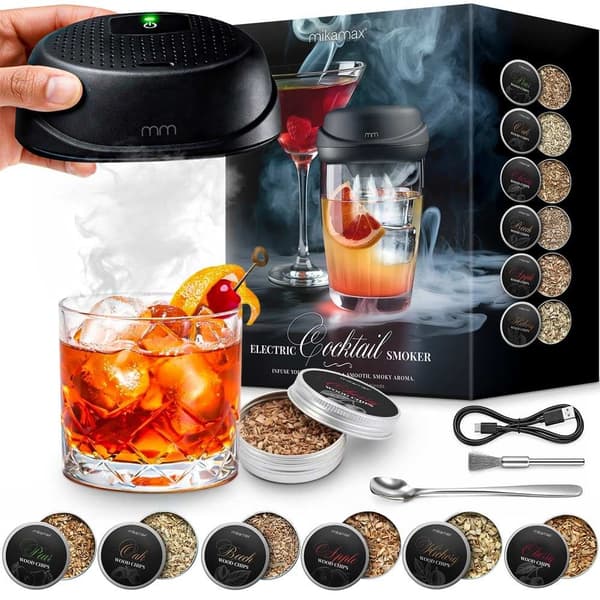 Cocktailrøyker med trespon - USB-lading