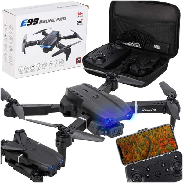 Drone RC E99 Pro dobbelte kameraer headless