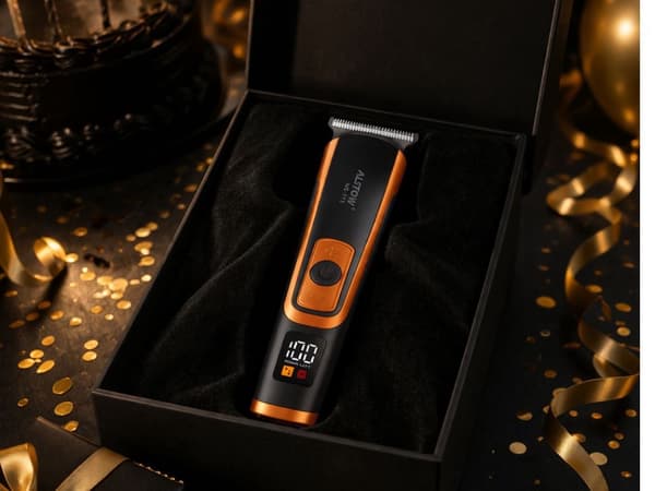 Skægtrimmer hårklipper USB med tilbehør