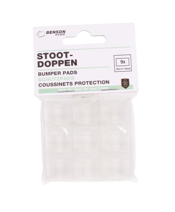 Möbeltassar 9-pack transparenta 20,6×20,6×7,6 mm