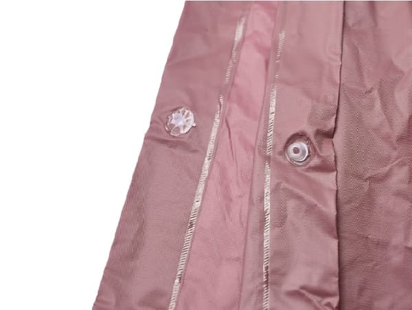 Regnponcho slitesterk brun