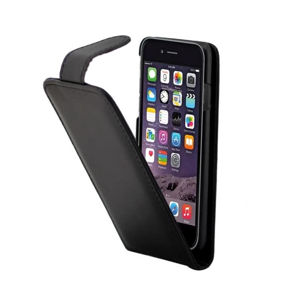 iPhone 7/8 Plus - Läppäkotelo korttipaikalla - Musta