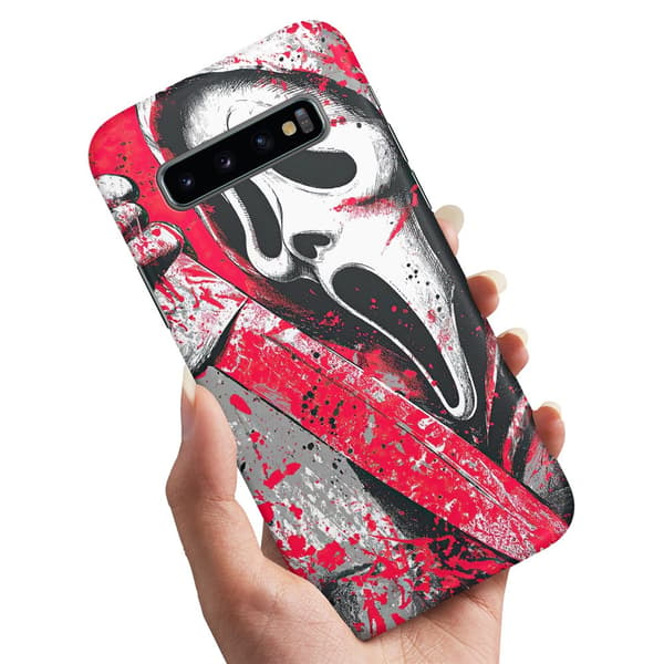 Deksel / Mobildeksel til Samsung Galaxy S10 - Scream Ghostface