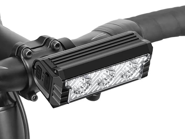 Cykel led ljus fram bak usb batteri styrset