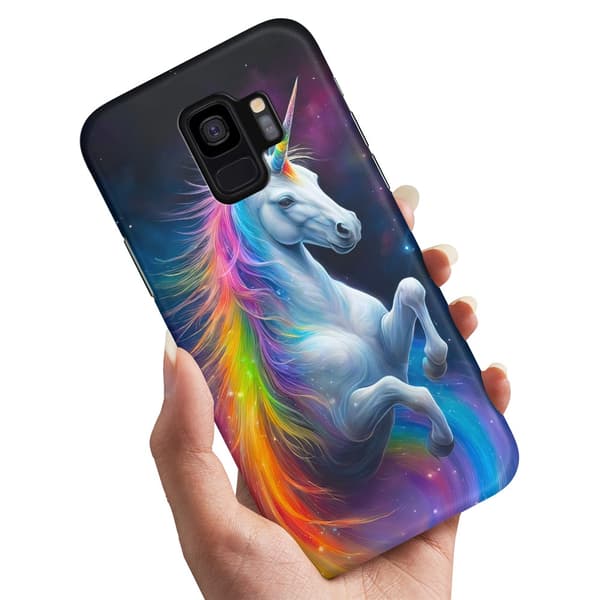 Deksel / Mobildeksel til Samsung Galaxy S9 Plus - Unicorn