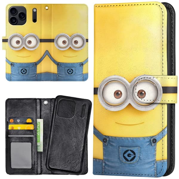 iPhone 17 / 18 Pro Max - Lommebok Deksel Minions