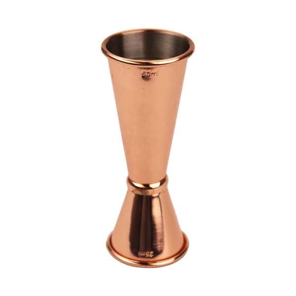 Nordicbar Jigger V-Form 25/50 ml Kobber
