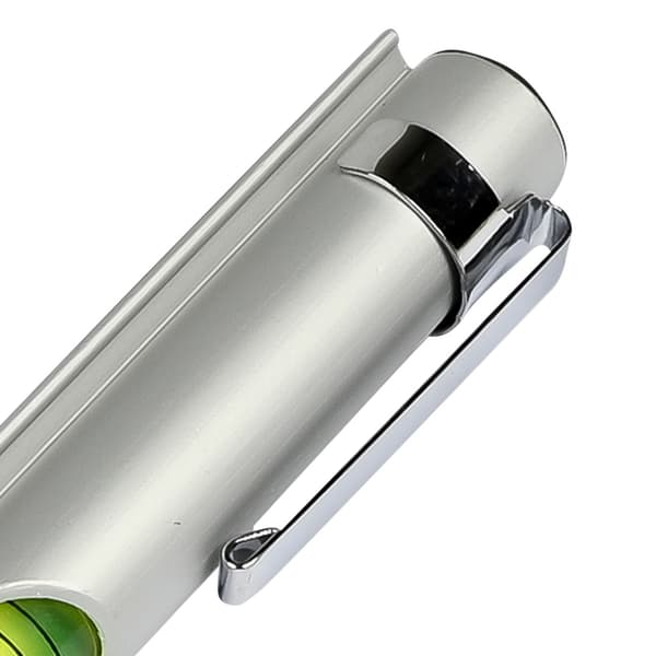 Vattenpasspenna aluminium med clips 13 cm