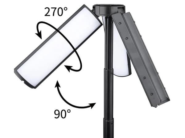 Campinglykt LED - Teleskopisk lampe med flere moduser