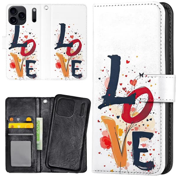 iPhone 17 Pro - Lommebok Deksel Love