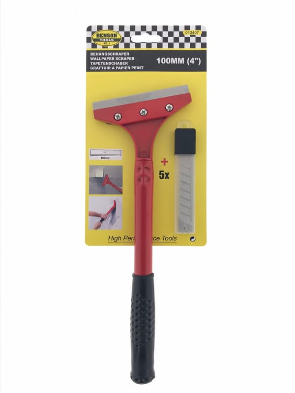 Tapetskraber 100 mm + 5 blade