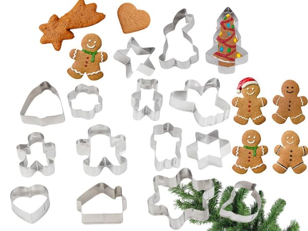 Pepparkaksutskärare julkakor 15 st. Att baka