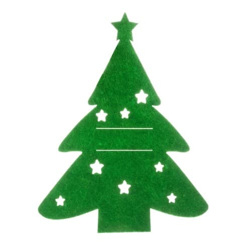 12-Pack Jul Bestickfodral - Julgranar